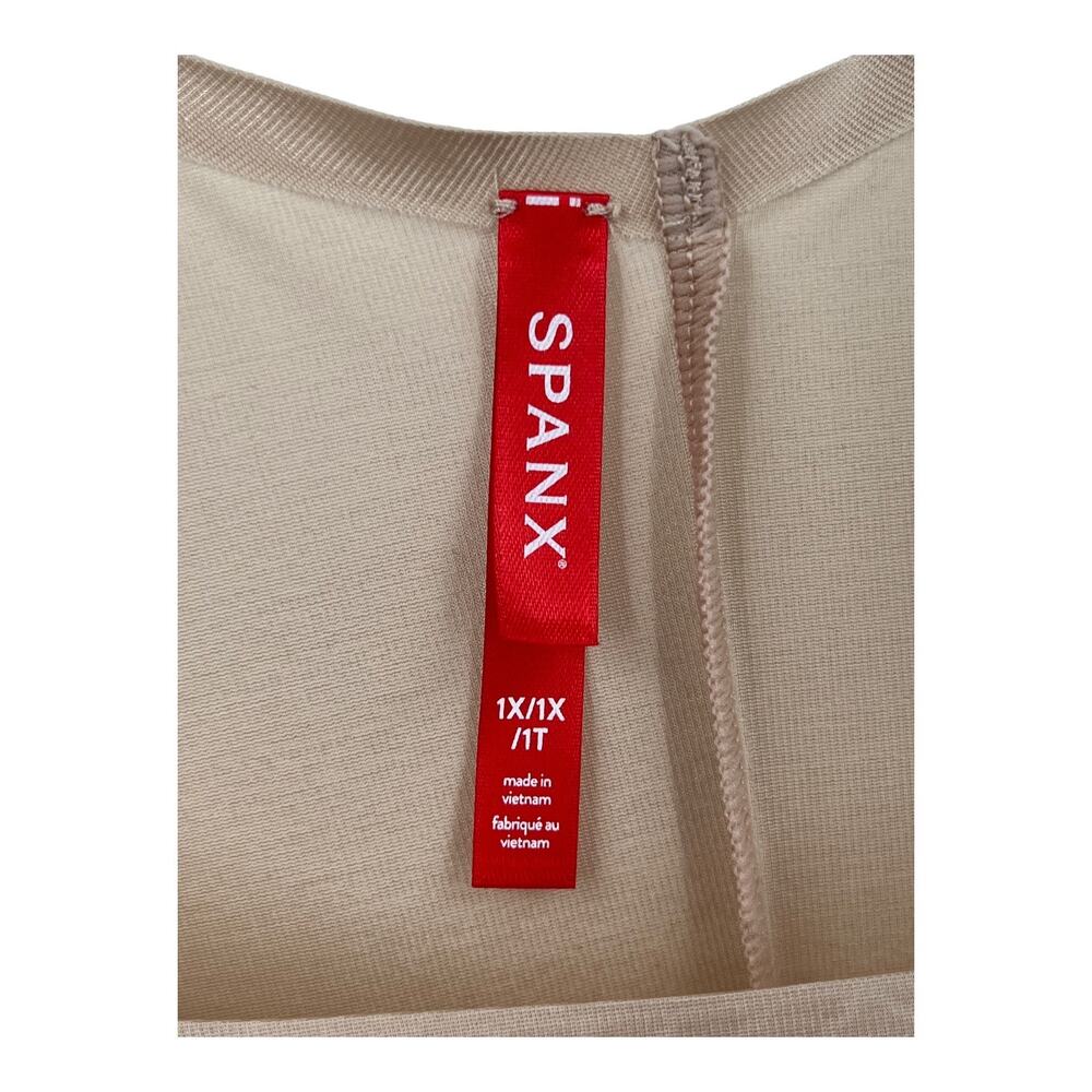 Spanx Bodysuit 10235R Thinstincts 2.0 open bust mid thigh size 1X - Picture 4 of 7